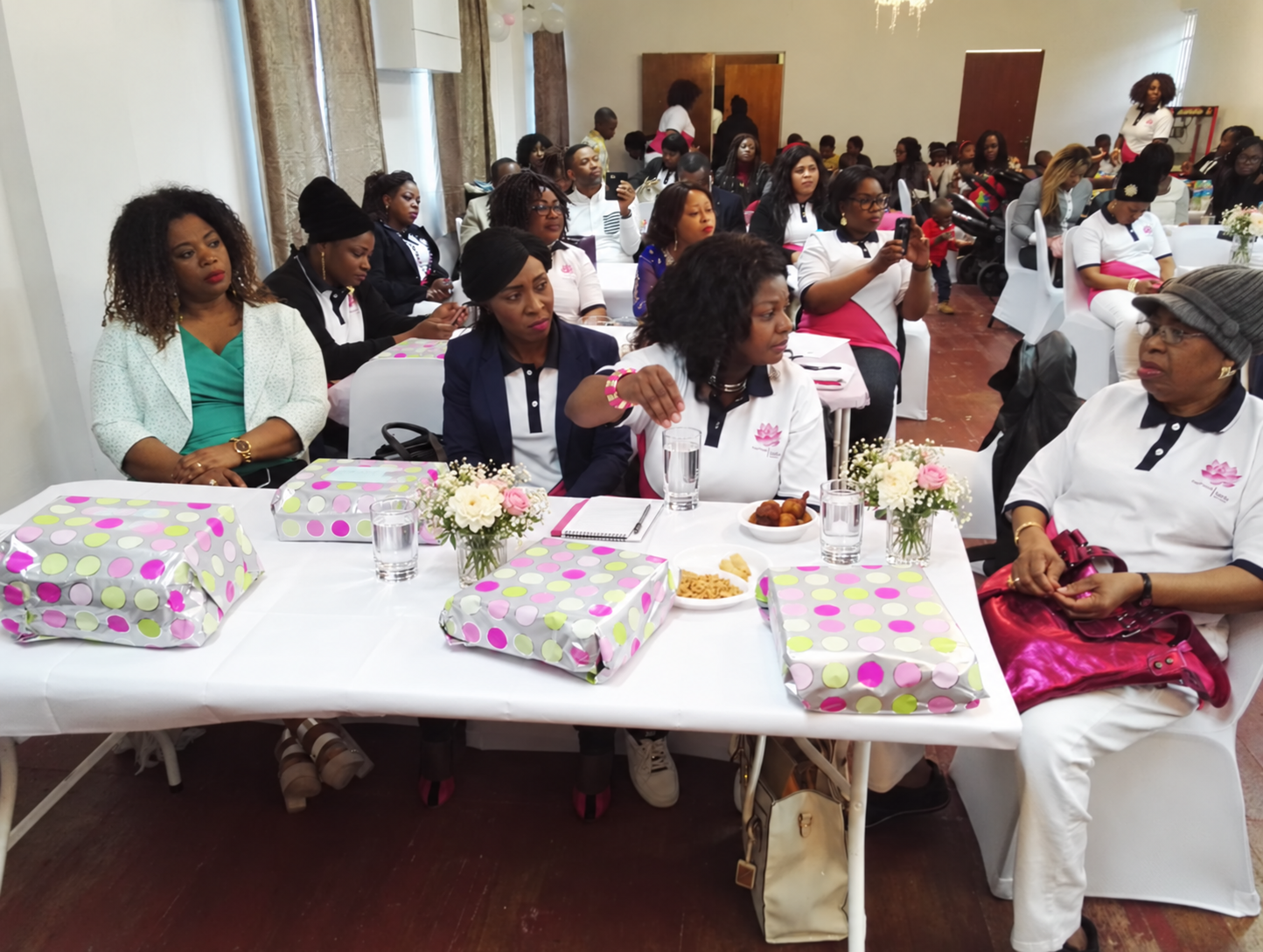 Members and beneficiaries gathered together