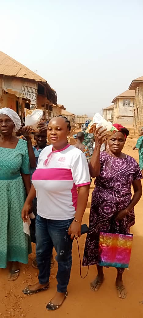Volunteer supporting a rural community